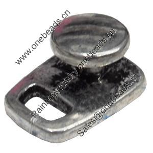 Clasps, Zinc Alloy Jewelry Findings Lead-free, 17x22mm, Sold by KG 