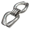 Clasps, Zinc Alloy Jewelry Findings Lead-free, 25x60mm, Hole:4mm, Sold by Bag 