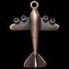 Pendant, Zinc Alloy Jewelry Findings, Lead-free, airplane 33x27mm, Sold by Bag