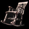 Pendant, Zinc Alloy Jewelry Findings, Lead-free, chair 40x32mm, Sold by Bag