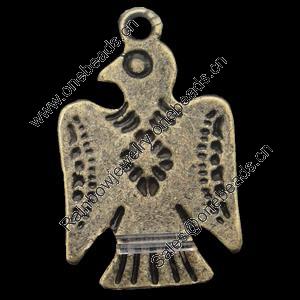 Pendant, Zinc Alloy Jewelry Findings, Lead-free, Animal 17x12mm, Sold by Bag