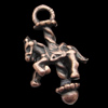 Pendant, Zinc Alloy Jewelry Findings, Lead-free, Animal 19x13mm, Sold by Bag