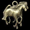 Pendant, Zinc Alloy Jewelry Findings, Lead-free, Animal 19x15mm, Sold by Bag