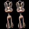 Pendant, Zinc Alloy Jewelry Findings, Lead-free, Animal 26x8mm, Sold by Bag