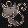 Pendant, Zinc Alloy Jewelry Findings, Lead-free, Animal 21x20mm, Sold by Bag