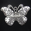 Pendant, Zinc Alloy Jewelry Findings, Lead-free, Animal 34x25mm, Sold by Bag