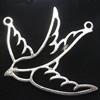 Pendant, Zinc Alloy Jewelry Findings, Lead-free, Animal 40x44mm, Sold by Bag