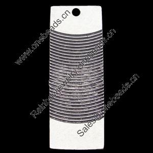 Pendant, Zinc Alloy Jewelry Findings, Lead-free, washboard 54x26mm, Sold by Bag