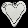 Pendant, Zinc Alloy Jewelry Findings, Lead-free & Nickel-free, antique silver 38x36mm, Sold by PC