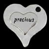 A Grade, Zinc Alloy Jewelry Pendant, Lead-free & Nickel-free, 26x26.5x2mm, Sold by PC