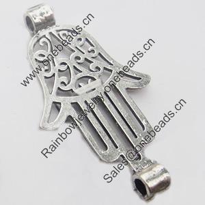 Connectors, Zinc Alloy Jewelry Findings, Lead-free, 32x38mm, Sold by Bag