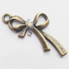 Pendant, Zinc Alloy Jewelry Findings, Lead-free, knot 18x20mm, Sold by Bag