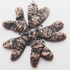 Pendant, Zinc Alloy Jewelry Findings, Lead-free, flower 27x28mm, Sold by Bag