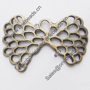 Pendant, Zinc Alloy Jewelry Findings, Lead-free, knot 20x30mm, Sold by Bag