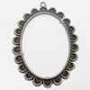 Pendant, Zinc Alloy Jewelry Findings, Lead-free, 55x49mm, Sold by PC