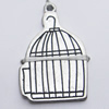 Pendant, Zinc Alloy Jewelry Findings, Lead-free, 27x18mm, Sold by Bag
