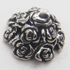 Bead caps, Zinc Alloy Jewelry Findings, Lead-free, 14x15mm, Sold by Bag