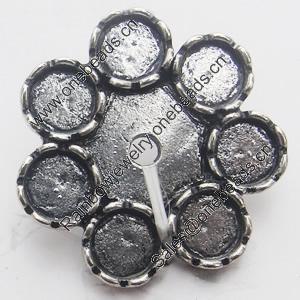 Beads, Zinc Alloy Jewelry Findings, Lead-free, 21x21mm, Sold by Bag