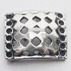 Beads, Zinc Alloy Jewelry Findings, Lead-free, 18x15mm, Sold by Bag