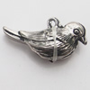 Pendant, Zinc Alloy Jewelry Findings, Lead-free, Animal 17x20mm, Sold by Bag