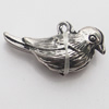 Pendant, Zinc Alloy Jewelry Findings, Lead-free, Animal 17x20mm, Sold by Bag