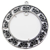 Pendant, Zinc Alloy Jewelry Findings, Lead-free, 42x39mm, Sold by Bag