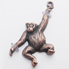 Pendant, Zinc Alloy Jewelry Findings, Lead-free, Animal 35x21mm, Sold by Bag