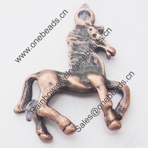 Pendant, Zinc Alloy Jewelry Findings, Lead-free, Animal 24x24mm, Sold by Bag