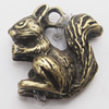 Pendant, Zinc Alloy Jewelry Findings, Lead-free, Animal 21x21mm, Sold by Bag