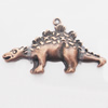 Pendant, Zinc Alloy Jewelry Findings, Lead-free, Animal 28x58mm, Sold by Bag