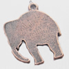 Pendant, Zinc Alloy Jewelry Findings, Lead-free, Animal 21x20mm, Sold by Bag