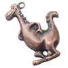 Pendant, Zinc Alloy Jewelry Findings, Lead-free, Animal 42x30mm, Sold by Bag