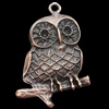 Pendant, Zinc Alloy Jewelry Findings, Lead-free, Animal 40x32mm, Sold by Bag