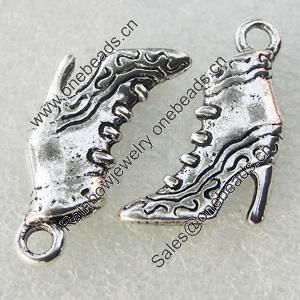 10% discount, Stock, zinc alloy Charms 10mm, antique silver, Sold by Bag ( stock:2 bags )