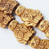 Natural Tibetan Yak Bone Beads, Handmade Animal, 27x42mm, Sold by PC