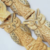 Natural Tibetan Yak Bone Beads, Handmade Animal, 30x57mm, Sold by PC