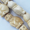 Natural Tibetan Yak Bone Beads, Handmade Animal, 23x15mm, Sold by PC