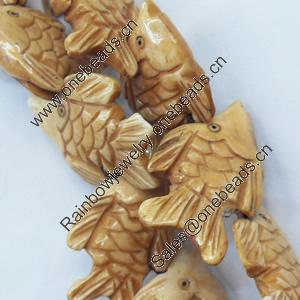 Natural Tibetan Yak Bone Beads, Handmade Animal, 1x21mm, Sold by PC