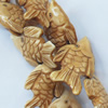 Natural Tibetan Yak Bone Beads, Handmade Animal, 1x21mm, Sold by PC