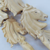 Natural Tibetan Yak Bone Beads, Handmade Animal, 28x34mm, Sold by PC