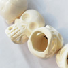 Natural Tibetan Yak Bone Beads, Handmade Skeleton, 38x30x26mm, Sold by PC