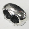Slider, Zinc Alloy Bracelet Findinds, Lead-free, 9x4mm, Hole:3x6mm, Sold by KG