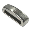 Slider, Zinc Alloy Bracelet Findinds, Lead-free, 5x18mm, Hole:13x3mm, Sold by KG 