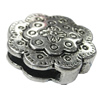 Slider, Zinc Alloy Bracelet Findinds, Lead-free, 30mm, Hole:14x3mm, Sold by KG 