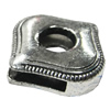 Slider, Zinc Alloy Bracelet Findinds, Lead-free, 25x75mm, Hole:20x4mm, Sold by KG 