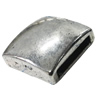 Slider, Zinc Alloy Bracelet Findinds, Lead-free, 18mm, Hole:14x3mm, Sold by KG 