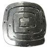 Slider, Zinc Alloy Bracelet Findinds, Lead-free, 46mm, Hole:28mm, Sold by KG 