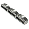 Slider, Zinc Alloy Bracelet Findinds, Lead-free, 38x5mm, Hole:10x3mm, Sold by KG