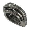 Slider, Zinc Alloy Bracelet Findinds, Lead-free, 19x7mm, Hole:11x5mm, Sold by Bag KG
