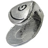 Slider, Zinc Alloy Bracelet Findinds, Lead-free, 12x17mm, Hole:5mm, Sold by Bag KG